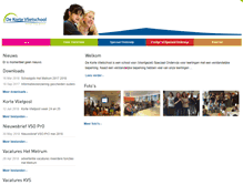 Tablet Screenshot of kortevlietschool.nl